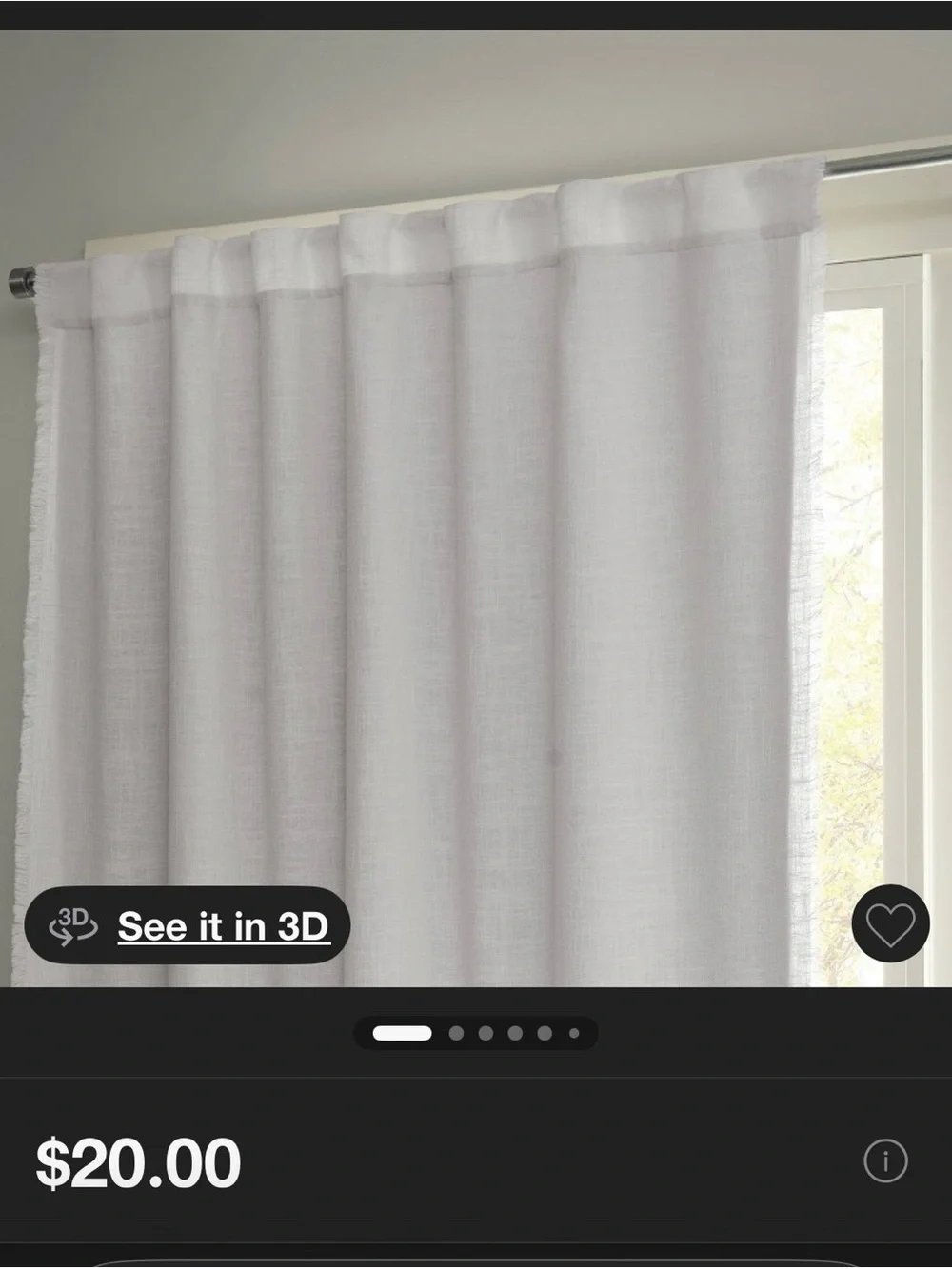 Blackout Slub Weave Raw Edge Curtain Panel White Threshold